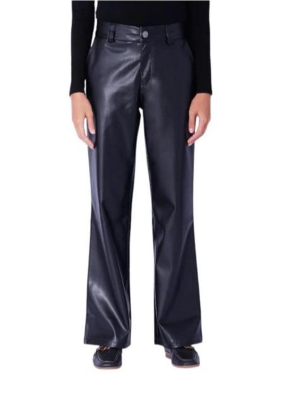 DG2 by Diane Gilman Faux Leather Trousers